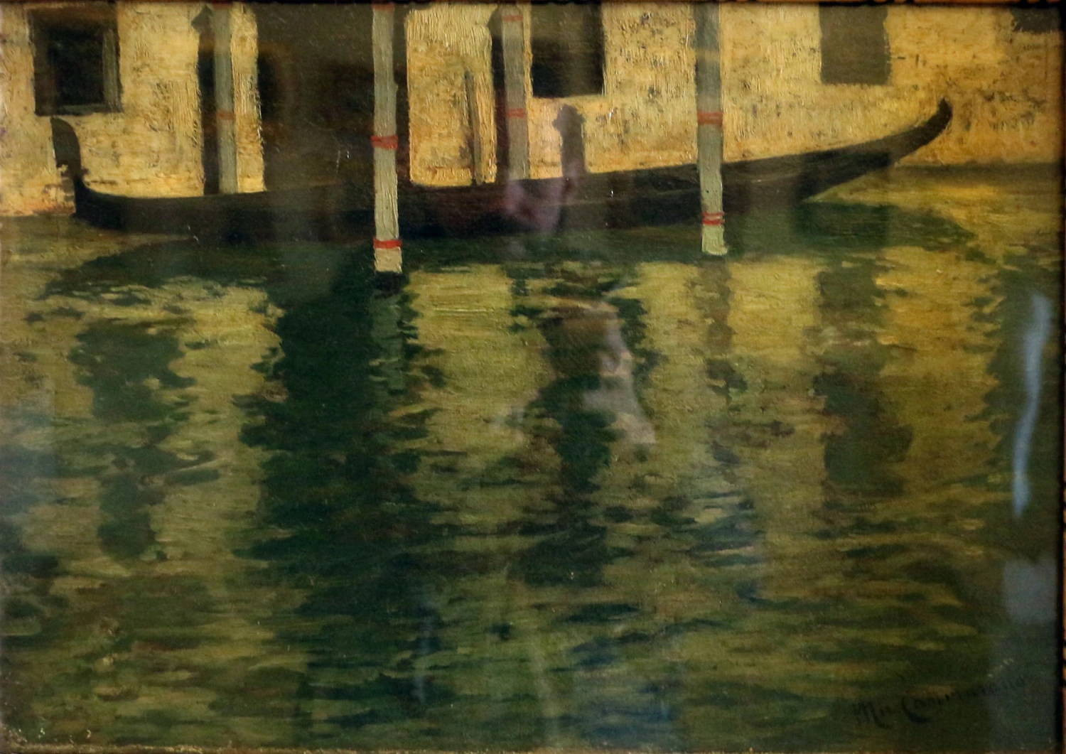 Veduta con gondola - Galleria d'arte moderna, Firenze